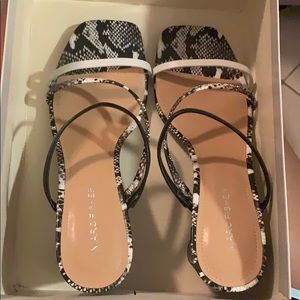 Marc Fisher Snake Slide on Heels